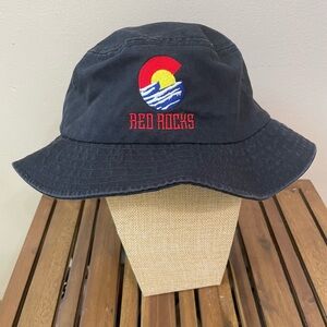 Red Rocks Park and
Amphitheatre Colorado Vintage Black Bucket Hat